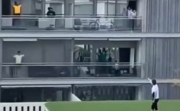 Personal Trainer dá aula de fitness para todos os vizinhos que estão em quarentena