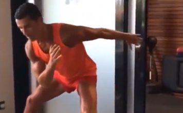 Vídeo mostra como Cristiano Ronaldo e Gerogina treinam num dia normal