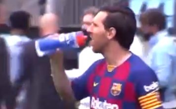 Vídeo revela tensão entre Messi e o treinador adjunto do Barcelona