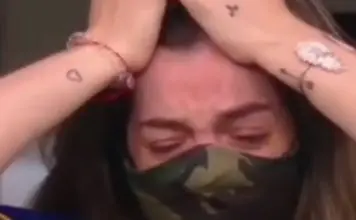 Filha de Maradona chora com homenagem feita por Boca Juniors