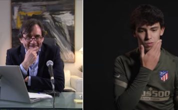 João Félix foi «apanhado» durante uma entrevista