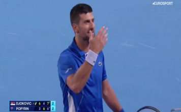 Djokovic responde à provocação de um fã: ‘Vem Dizer-me Isso na Cara’