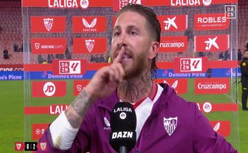 Sérgio Ramos surpreende ao mandar calar adepto ao vivo