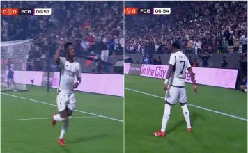 Vini Jr. deixa a sua marca com um golo contra o Barcelona e celebração à maneira de Ronaldo