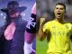 Cristiano Ronaldo surpreendido ao ver The Undertaker na Riyadh Season Cup