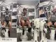 Hulk sobressai dos colegas em exercício de força e deixa todos impressionados
