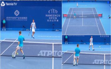 Corentin Moutet impressiona em Hangzhou com jogada espetacular