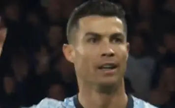 Ronaldo indignado com árbitro que encerra jogo antes de canto para Portugal