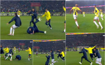 Mourinho tenta comemorar golo com “Knee Slide”, mas o plano sai ao contrário
