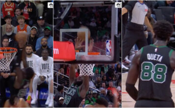 Neemias Queta estreia-se como titular na NBA com afundanço impressionante