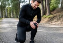 Contexto editorial sobre dor no joelho a correr